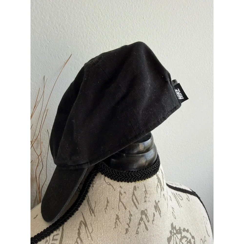 Nike Kids Club Cap Black Cotton Adjustable Baseball Hat Child 4-7 2902-023